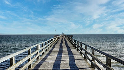 Die Prerower Seebrücke - trockenen Fußes aufs Meer hinaus