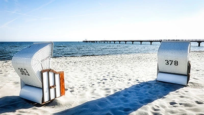 Entspannung im Strandkorb