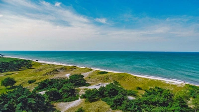 Der Weststrand am Darsswald